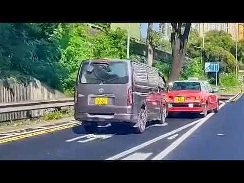 車CAM直擊 - 貨Van佬你又係嘅，去到停線都無諗住停，抵賠錢