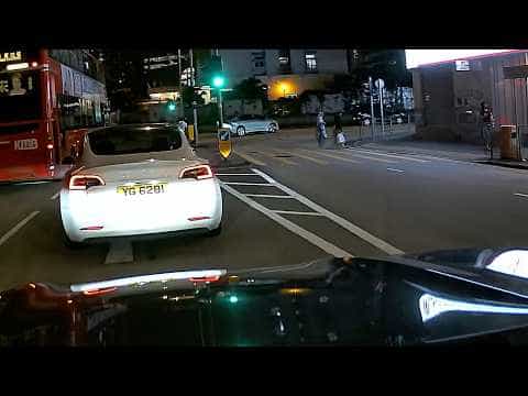 車CAM直擊 - 假日L？見到 YG6281 大家都係保持距離