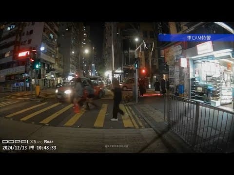 車CAM直擊 - PK DC9 馬師道違例左轉駱克道 差啲打保齡