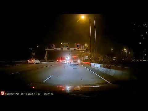 車CAM直擊 - 大埔hit &amp; run出事前一刻正進行吐露港格蘭披治大賽
