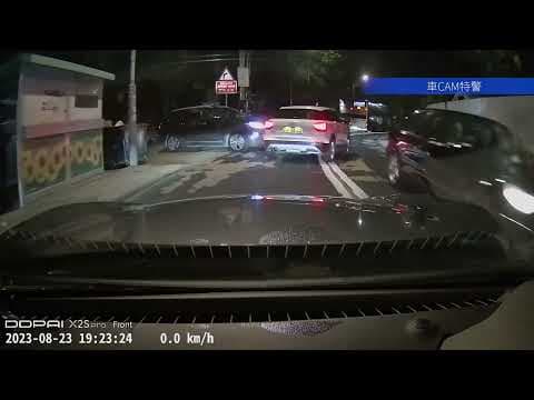 車CAM直擊 - 元岡新村 Sorrento 小路出大路發雞盲 望左唔望右