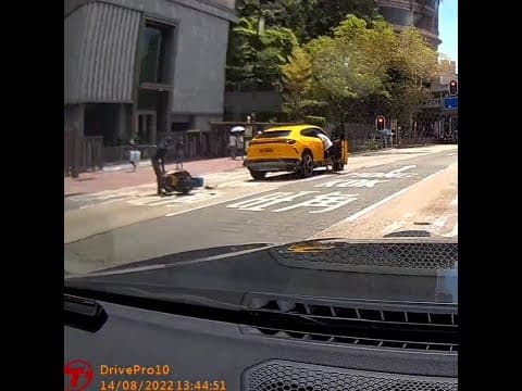 車CAM直擊 - 太子道西 綿羊撞黃牛