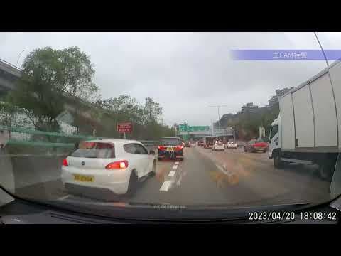 車CAM直擊 - 南亞車手亂咁爬頭想累死街坊 XS8904