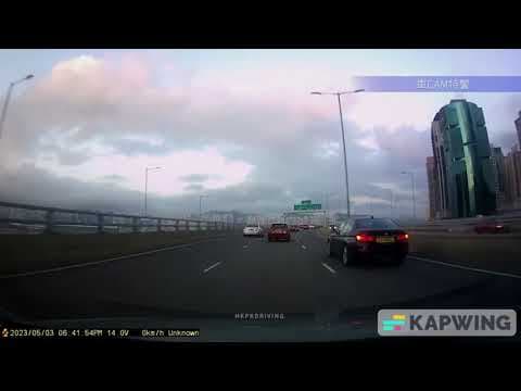 車CAM直擊 - 東區走廊近港島入口方向 瘋狂過線 KZ6882