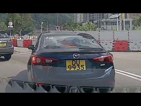 車CAM直擊 - P牌仔你視線受阻仲衝出嚟🙃 1823 等你反省下