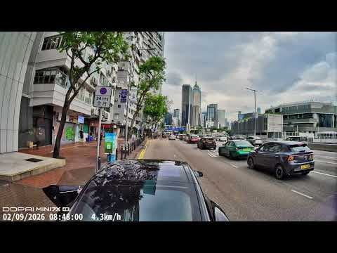 車CAM直擊 - PK Teslun 有落客區唔入 雙黃急停差啲累到人