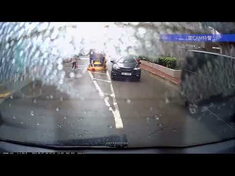 車CAM直擊 - WZ9197 尚德邨唔拍卡跟尾出閘，無錢泊車？？