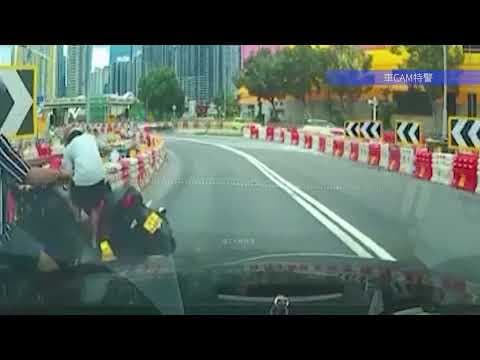 車CAM直擊 - 九龍灣外賣26飛住去 轉眼間自炒水馬