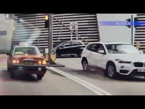 車CAM直擊 - 康安街兩車相撞 疑寶馬袋口位無睇車直出