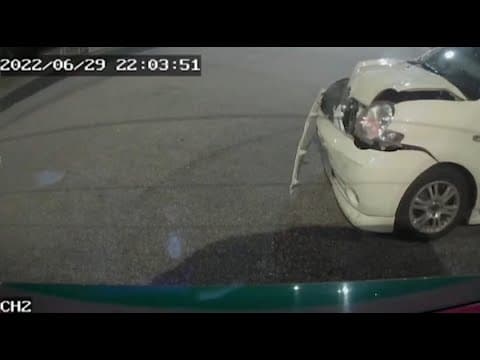 車CAM直擊 - 洪水橋洪福邨燈位 Sienta衝燈撞綠的