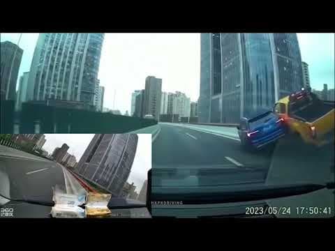 車CAM直擊 - 上海兩車爭路鬥氣 暴力式解決 (轉載) #學野