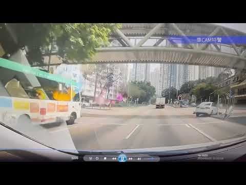 車CAM直擊 - 牛池灣 Audi自炒燈柱 TN9301