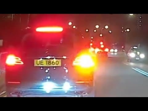 車CAM直擊 - 馬路炸彈 UE1860 又逆線又衝燈