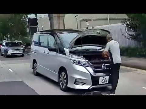 車CAM直擊 - 就算整你都擺啲嘢喺後面警示下其他人啦🤦‍♂️ 慳少少拖車錢值得咩？