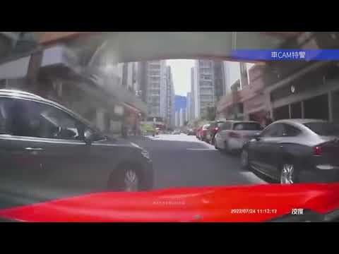 車CAM直擊 - 必嘉街 的士與私家車碰撞