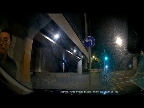 車CAM直擊 - 兆麟綜合大樓外 手多L樣拗斷尾水潑 #好上鏡