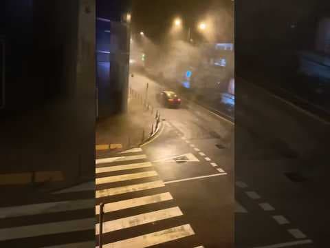 澳門街9號風球下的行車狀況！ #澳門 #車cam #hk #香港 #車cam直擊 #交通意外 #極速 #頭文字d #gta #交通警 #香港車cam #shorts