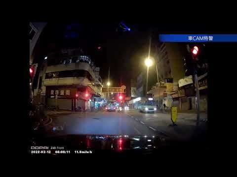 車CAM直擊 - 上水綠Van衝燈