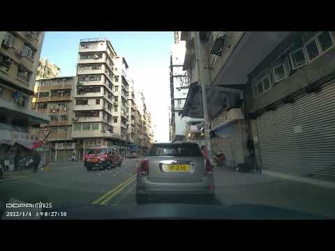 車CAM直擊 - 的士佬柏樹街逆線行駛