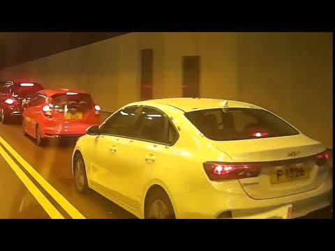 車CAM直擊 - 西區海底隧道 交通意外 F1326