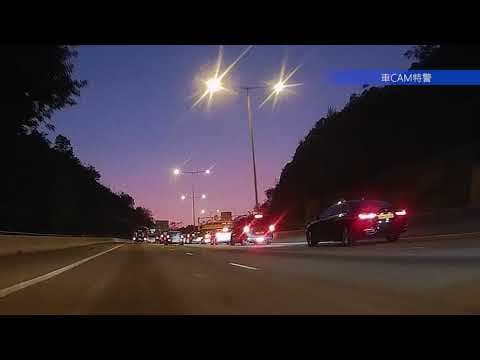 車CAM直擊 - [好彩早開車] 屯門公路往元朗方向，近浪翠園快線川交通意外