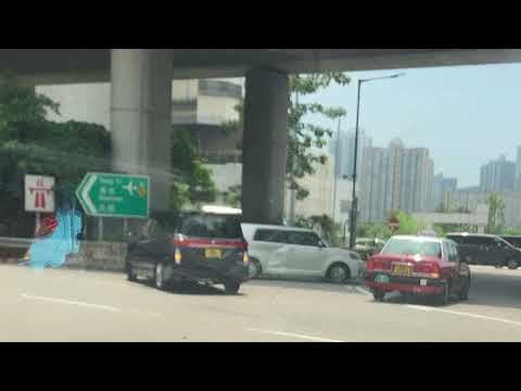 車CAM直擊 - 大涌道迴旋處 兩車相撞