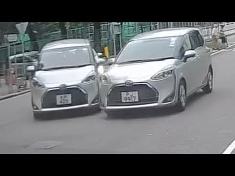 車CAM直擊 - 兩部同款色嘅車相偶仲要炒埋一碟🫣