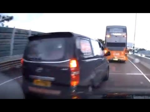 車CAM直擊 - 貨Van佬硬cut完再搖頭擺尾賀回歸