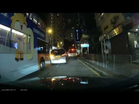 車CAM直擊 - 天后永興街七人車轉線撞巴士