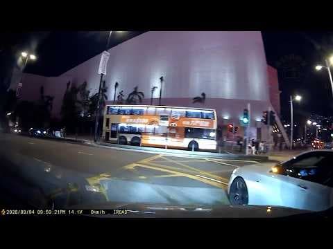 車CAM直擊 - AZ3968 劃晒線都唔識得轉彎呀？