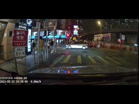 [車cam實錄]5月22日 電動輪椅亂過馬路捱撞