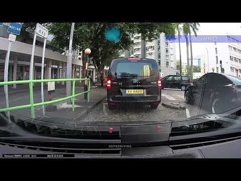 車CAM直擊 - YH5471 Tesla 曉運路逆線行斑馬線