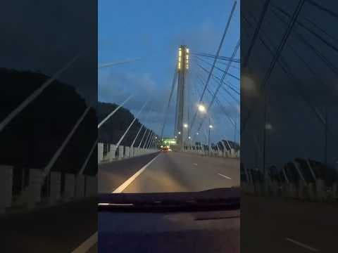 【#香港自駕遊】汀九橋🚗屯門 ＞汀九＞青衣  (老婆視角) #拍拖好去處 #香港 #hk #driving #chill #life #shortsfeed #shorts #timelapse
