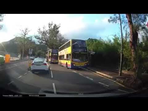 車Cam直擊 - 香島道近香港高爾夫球會,林寶意外經過