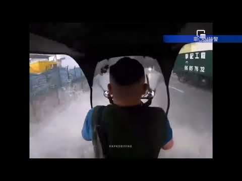 車CAM直擊 - 黃雨下的土瓜灣 真·水上電單車😂