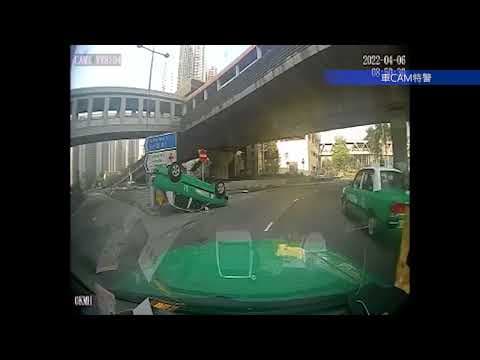 車CAM直擊 - 今日頌富輕鐵站對出迴旋處的士cup4經過