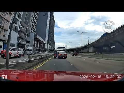 車CAM直擊 - 皮包骨面對的士步步進迫