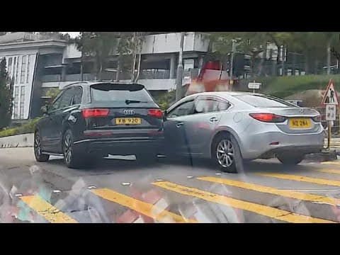 車CAM直擊 - 唔怪得你成日遲到啦 🫢 歌和老街轉達之路 兩車相撞 