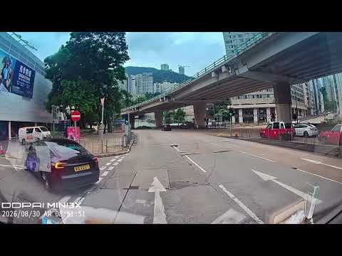 車CAM直擊 - 癡線Teslun為咗落客打橫行閘車 逆線入路口