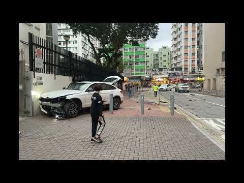車CAM直擊 - 圓墩圍 圍欄收割者 事發經過及事後現場