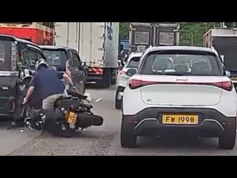 車CAM直擊 - 今朝吐公大塞車另一單交通意外 🫣