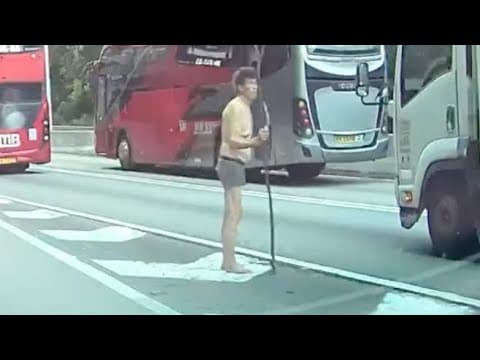 車CAM直擊 - 荃灣路 未來戰士（低配版）
