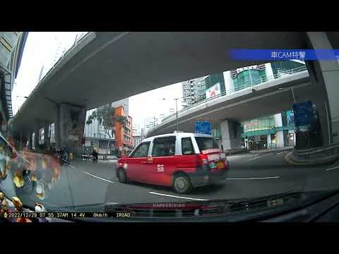 車CAM直擊 - XZ8554 未瞓醒啊？通州街大角咀道交界衝燈