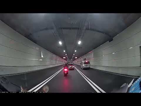 車CAM直擊 - 今日中九龍繞道左線封咗...限速50多車中招