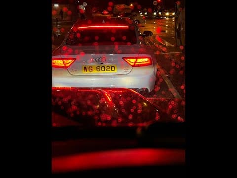 車CAM直擊 - CLS Audi司機行出第三條線