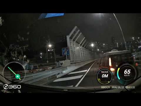 車CAM直擊 - 的士撞水馬後直接停係路中心 片主差啲俾佢買起