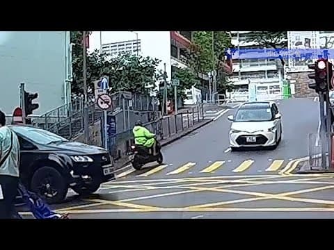 車CAM直擊 - 健康西街逆線行駛 十分自然 😂 打晒燈等轉彎