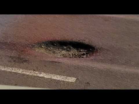 車CAM直擊 - 路政好波！！ 條路爛到咁都唔維修