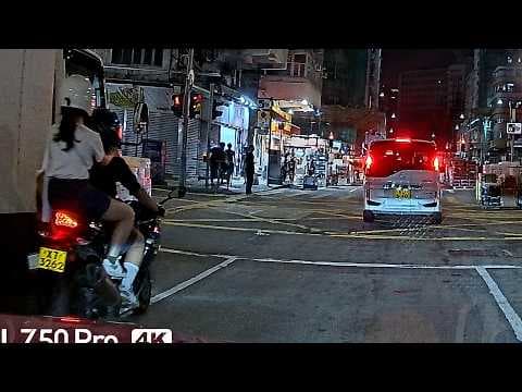 車CAM直擊 - XT3262 揸電單車車住條女係要威啲嘅，你咁想出名我幫你啦！