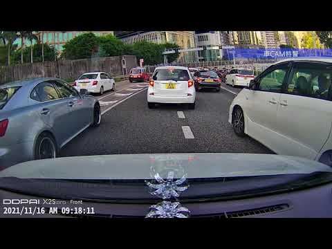 車CAM直擊 - 東隧入口隱藏的行車線